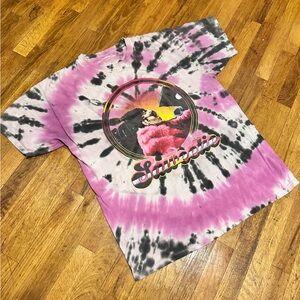 Saweetie Tie-Dye Shirt - Pink and Black